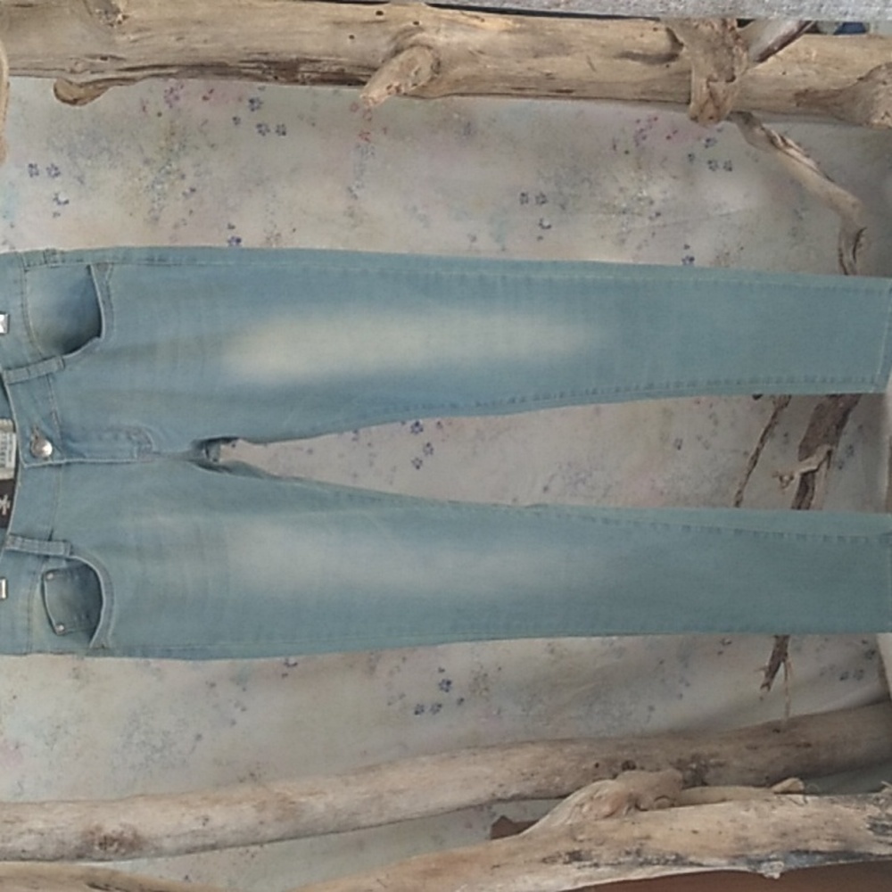 Marshall Angel Women's Size EU 46~US 34 Skinny Lightwash Lowrise Denim Jeans NEW